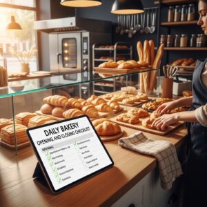 Daily Bakery Opening and Closing Checklist